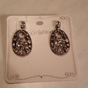 Brighton One Love sterling silver earrings